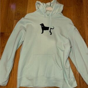 Black dog hoodie